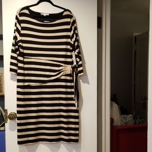 NWT Long Sleeve Faux Wrap Dress
